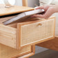 Rattan Bedside Table Modern Minimalist Night Table with Legs Clearhalo 'Bedroom Furniture' 'furn' 'furn_night_stand' 'Furniture' 'night_stand' 'Nightstands' 1200x1200_c4b0efc4-4f50-4db7-8290-48f0ad0f42b2