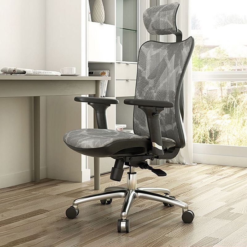 25"W silla de escritorio tapizada AirGrid respirable del sillón contemporáneo