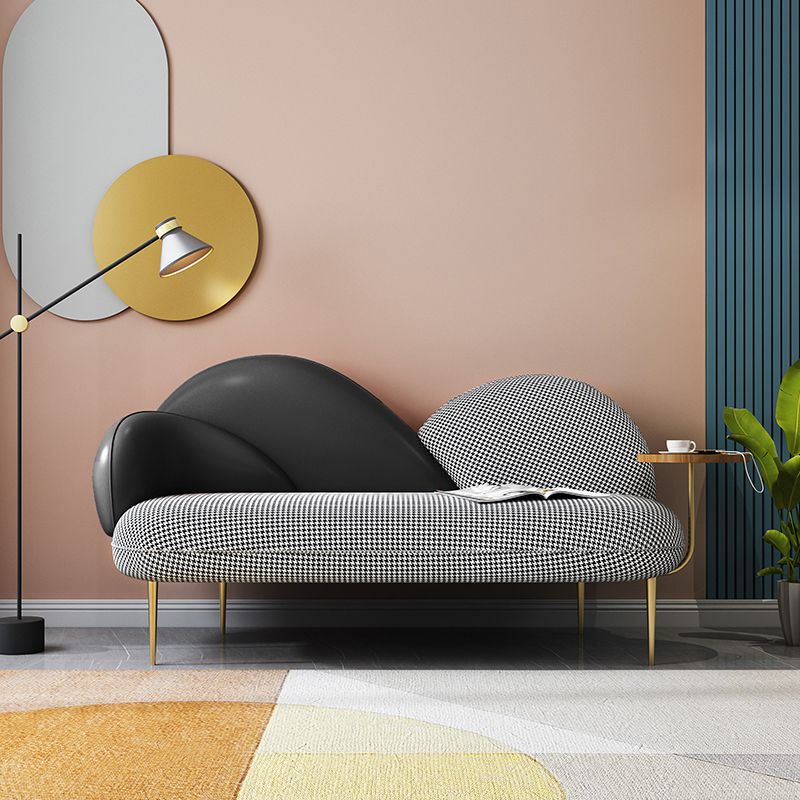 59" W x 29" D x 23" H Cotton Armless Modern with Tight Back for Living Room, Bonus Room Clearhalo 'furn' 'furn_sofas' 'Furniture' 'furniture_sofas' 'kitchen' 'kitchen_sofas' 'Living Room Furniture' 'Sofa' 'sofas' 1200x1200_c4b1fa65-f027-4d8a-8781-a8f3aa6f70a9