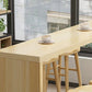 1/5/9 piezas Juego de mesa de barra moderna Rectangle Pine Wood Bistro Set