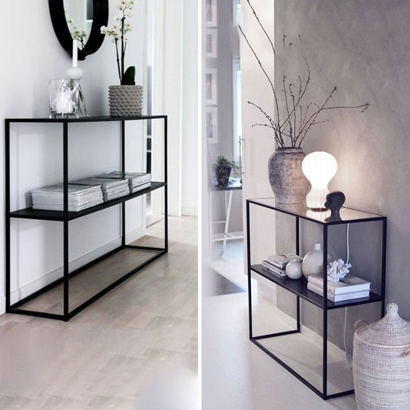 Scandinavian Open Back Standard Bookshelf Metal Bookcase for Study Room