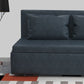 32.28" Wide Sleeper Sofa Gray Faux leather Sofa Bed with Detachable Mattress