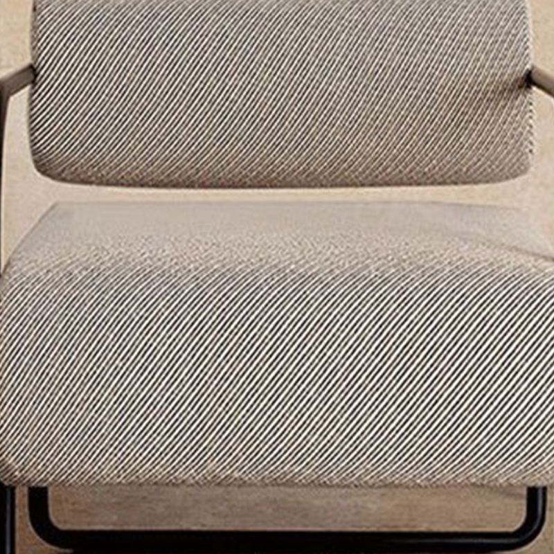 工業スタイル26 "幅固定されたバックメタルベーススポンジアームチェア