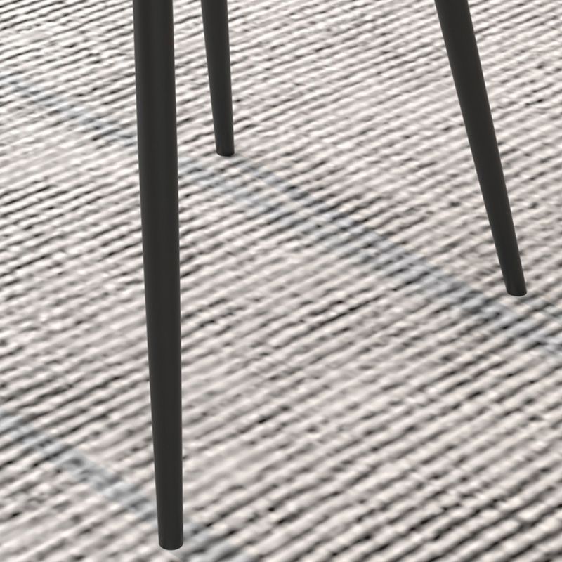 Contemporary Style Metal Dining Chairs Wingback Side Armless Chairs for Kitchen Clearhalo ' kitchen&dining_furn' 'Dining Chairs' 'Dining Tables & Seating' 'dining_chair' 'furn' 'furn_dining_chair' 'Furniture' 'furniture_dining_chair' 'Kitchen & Dining Furniture' 'kitchen' 1200x1200_c4b6d871-85b3-4a1d-b191-e98b2b3e0e41