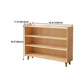 Contemporary Pine Solid Wood Bookcase Closed Back Bookshelf for Home Clearhalo 'Bookcases' 'furn' 'furn_bookcases' 'Furniture' 'furniture_bookcases' 'Office Furniture' 1200x1200_c4b79eaf-1e70-4d30-9f2d-86ec9d8542e6