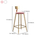 Glam Living Room Round Stool Matte Finish PU Leather Barstool Clearhalo 'Bar Furniture' 'Bar Stools' 'bar_stools' 'furn' 'furn_bar_stools' 'Furniture' 'furniture_bar_stools' 'Kitchen & Dining Furniture' 1200x1200_c4b841a7-6e74-4224-b9ed-f841729c387e