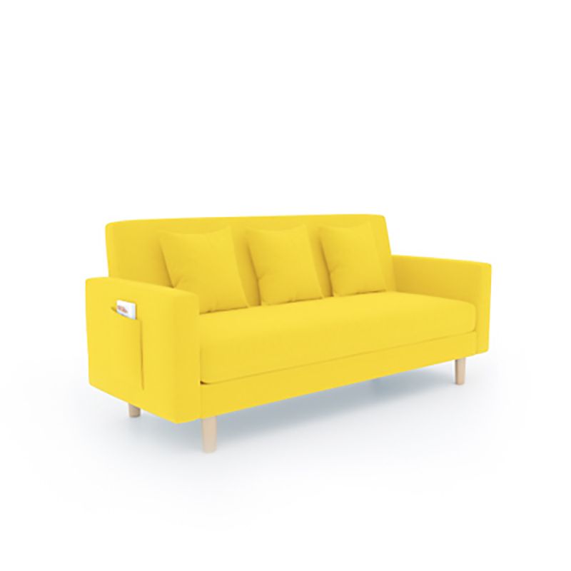 Scandinavian Tight Back Sofa with Storage and Square Arm 65H Clearhalo 'furn' 'furn_sofas' 'Furniture' 'furniture_sofas' 'kitchen' 'kitchen_sofas' 'Living Room Furniture' 'Sofa' 'sofas' 1200x1200_c4b88867-11ba-4c59-8445-482e91c7e67b