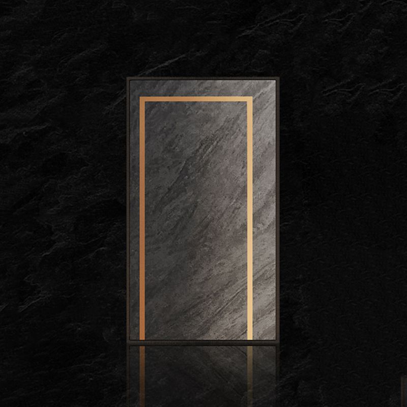 Grey Glass Door Armoire with Garment Rod Modern Storage Cabinet for Bedroom Clearhalo 'Armoires & Wardrobes' 'armoires_wardrobes' 'Bedroom Furniture' 'furn' 'furn_armoires_wardrobes' 'Furniture' 1200x1200_c4b88874-324e-4ffb-8437-8c3028f33c84