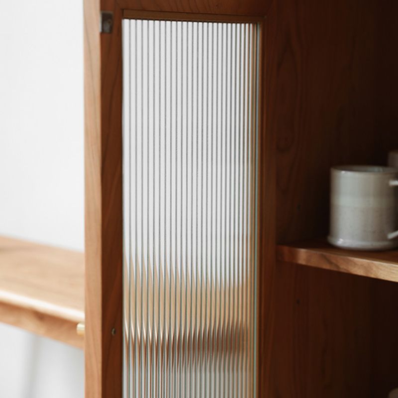 Moderni mobili a buffet mobili pino a buffet a buffet regolabile in legno in legno massiccio