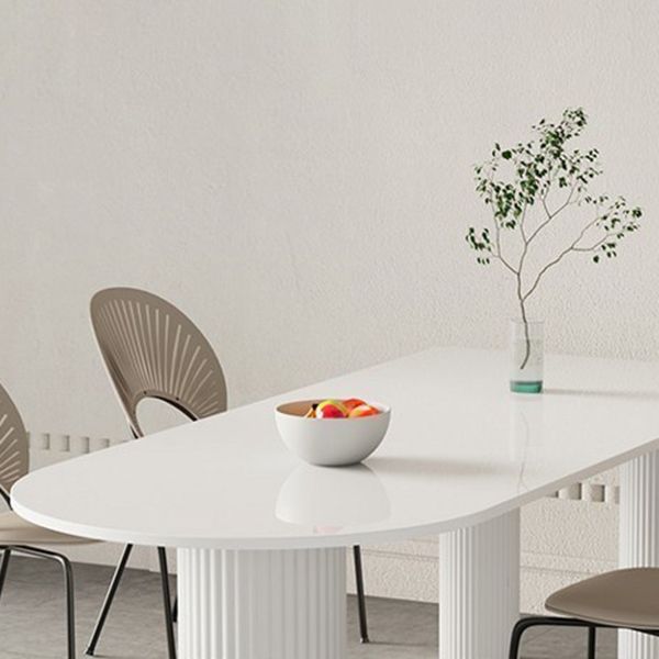 Simplicity Style 3-foot Furniture Stone Dining Room Collection Clearhalo 'Dining Tables & Seating' 'Dining Tables' 'dining_table' 'furn' 'furn_dining_table' 'Furniture' 'Kitchen & Dining Furniture' 1200x1200_c4bae070-5146-47d5-bf26-d6c9918bb986