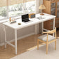 Zeitgenössischer Home Office Schreibtisch Holz H-Form Basis Schreibschalter, 29,5 "H.