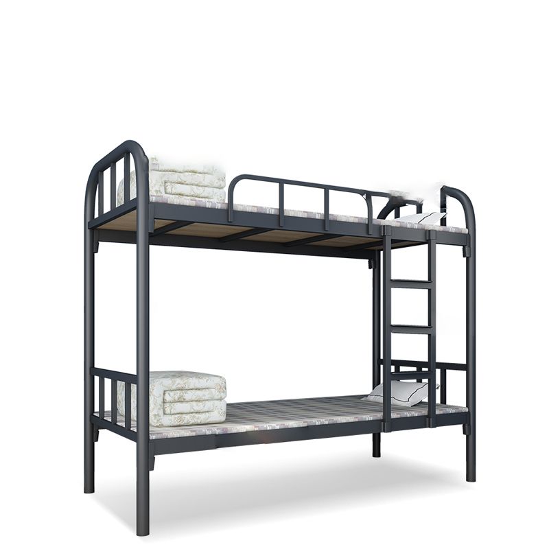 Open frame stapelbed eigentijds ijzeren bed 66,93 inch hoog voor slaapkamer