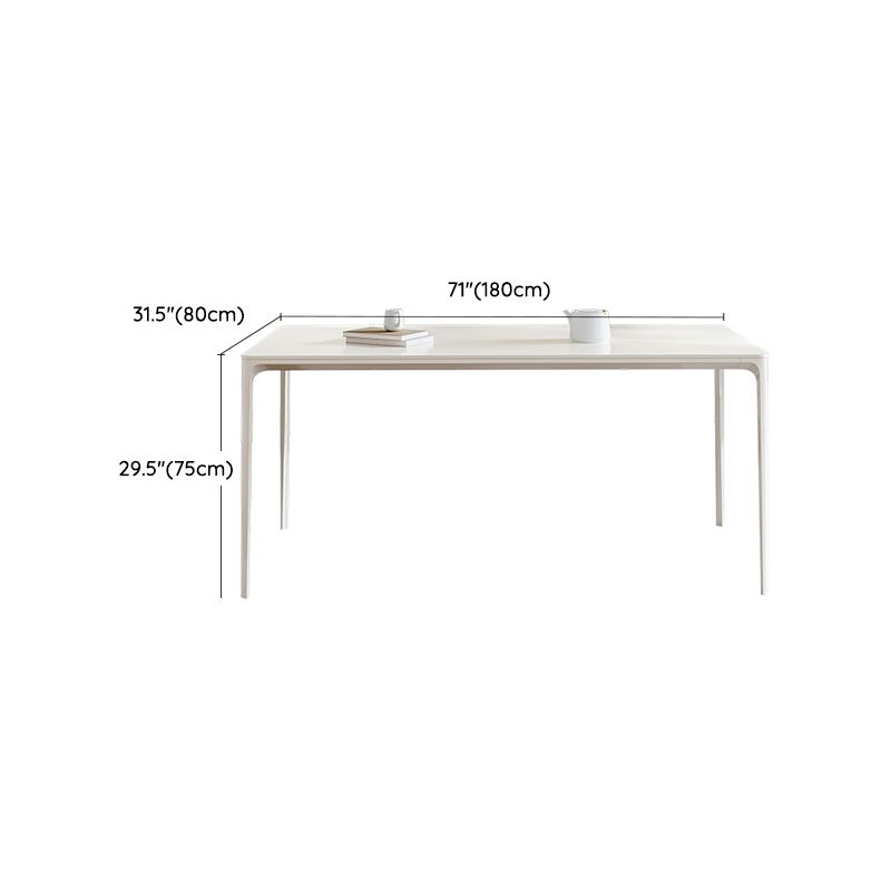 スカンジナビアのダイニングテーブルセットメタルベースのキッチン家具セット付き1/4/5ピース