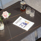 Industrial Dining Table Sintered Stone Dining Table with Black Double Pedestal Clearhalo ' dining_table' 'Dining Tables & Seating' 'Dining Tables' 'furn' 'furn_dining_table' 'Furniture' 'furniture_dining_table' 'Kitchen & Dining Furniture' 'kitchen&dining_furn' 'kitchen' 'kitchen_dining_table' 1200x1200_c4be61a0-9dfc-43f2-a195-9777ea5fc602