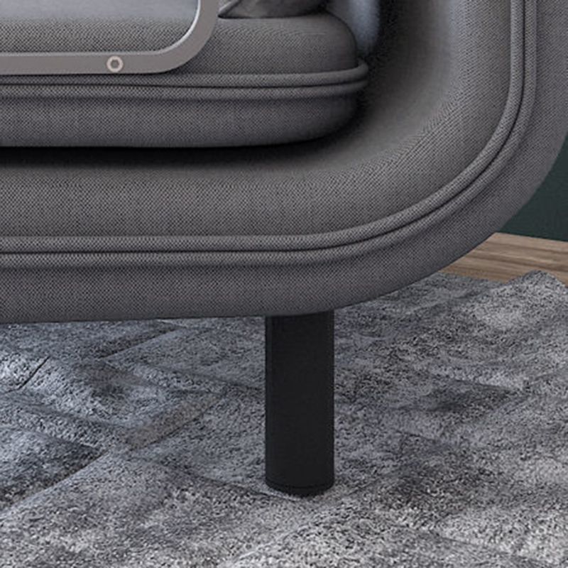 Convertible Accent chair Square Arms Velvet Convertible Chair with Basic Four Leg Clearhalo 'Accent Chairs' 'accent_chairs' 'Chairs & Seating' 'furn' 'furn_accent_chairs' 'Furniture' 'Living Room Furniture' 1200x1200_c4c1c88b-fa89-426f-b976-3e430f07e234