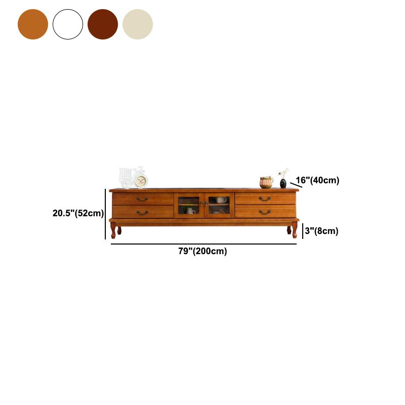 Traditional Enclosed Storage TV Stand Wooden TV Cabinet with Splayed Wooden Legs Clearhalo 'furn' 'furn_tv_stands_entertainment_centers' 'Furniture' 'Living Room Furniture' 'TV Stands & Entertainment Centers' 'TV Stands & Media Storage Furniture' 'tv_stands_entertainment_centers' 1200x1200_c4c5d141-02a6-4087-8aeb-0da653d51d3e