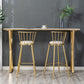 Traditional Luxury Bar Table Stone Rectangle Bar Table with Sled Base Clearhalo 'Bar Furniture' 'Bar Tables' 'bar_tables' 'furn' 'furn_bar_tables' 'Furniture' 'furniture_bar_tables' 'Kitchen & Dining Furniture' 1200x1200_c4c7380f-9148-4ab7-a061-64711b2aaa85