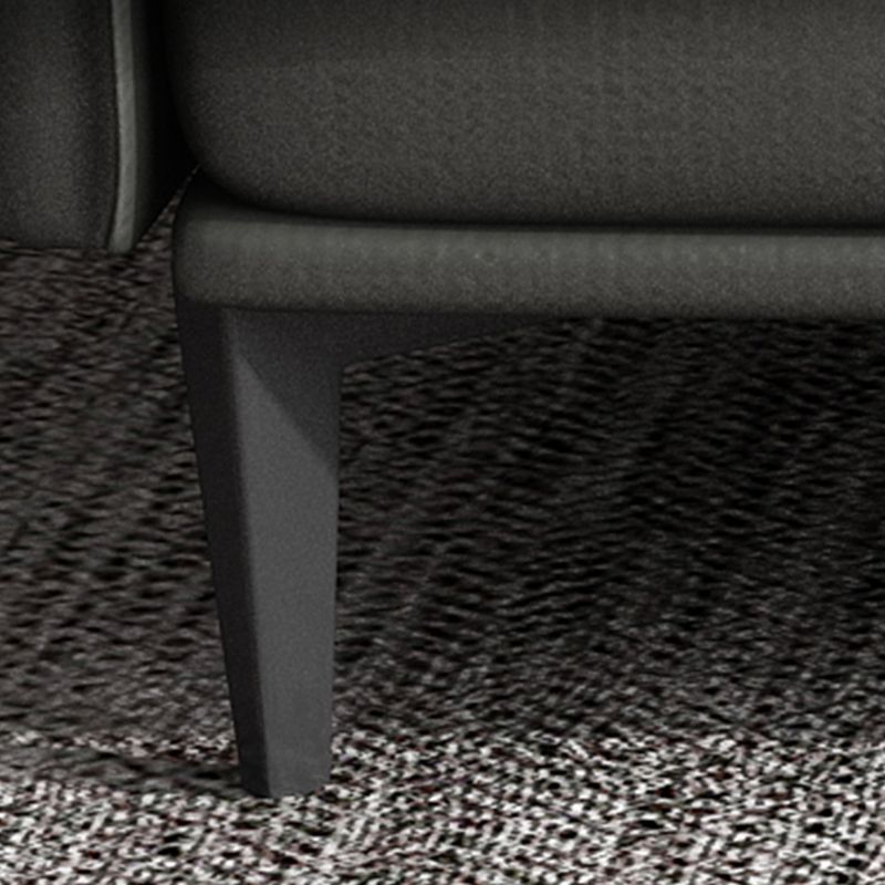 Black Industrial Sofa with Bolster Pillows 31.5"High Square Arm Sofa Clearhalo 'furn' 'furn_sofas' 'Furniture' 'furniture_sofas' 'kitchen' 'kitchen_sofas' 'Living Room Furniture' 'Sofa' 'sofas' 1200x1200_c4c80e03-fc5d-4eae-b5cb-c9b700a42b88