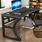 Eigentijdse Office Desk Antique Finish Computer Desk met metalen benen