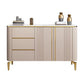 Tavolo da tavolo da tavolo a buffet glam tavolo da sideboard con cassetti per soggiorno