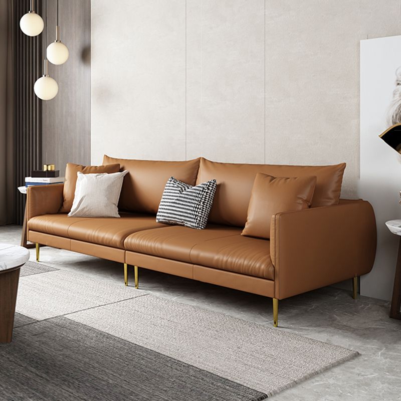 Cushions Sofa 102.36" W x 32.67" D x 33.46" H Square Arm Sofa for Living Room