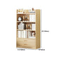 Wooden Shelf Bookcase Contemporary Book Shelf for Studying Room