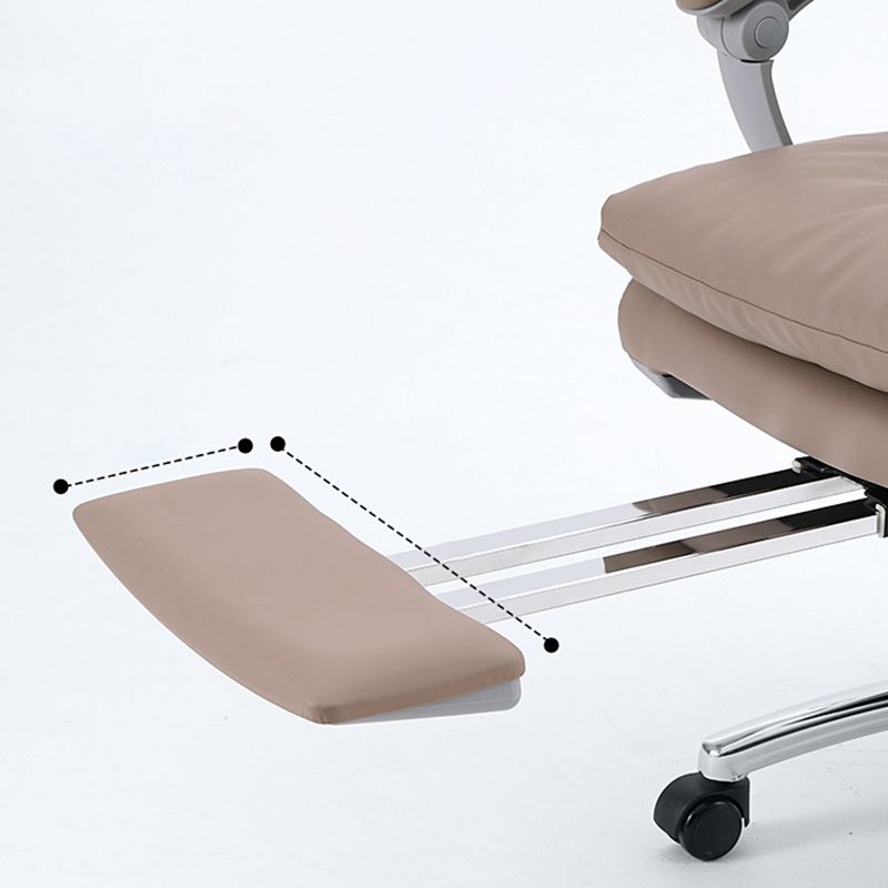 Modern Padded Arms Desk Chair Ergonomic Office Chair with Wheels Clearhalo 'furn' 'furn_office_chair' 'Furniture' 'Office Chairs' 'Office Furniture' 'office_chair' 1200x1200_c4cf22a1-6a96-40fe-87b3-909bd6210c9a