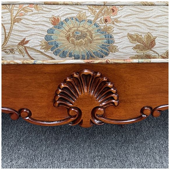 French Country Upholstered Chaise Lounge Couch Rolled Arms Chaise Lounge Chair Clearhalo 'Chairs & Seating' 'Chaise Lounge' 'chaise_lounge' 'furn' 'furn_chaise_lounge' 'Furniture' 'Living Room Furniture' 1200x1200_c4d19692-2da4-45e5-a9a0-3cff9e245795