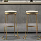 Modern Backless Counter Stool Upholstered Bar Stool with Metal Base Clearhalo 'Bar Furniture' 'Bar Stools' 'bar_stools' 'furn' 'furn_bar_stools' 'Furniture' 'Kitchen & Dining Furniture' 1200x1200_c4d25f6d-fcfe-4fcc-87b1-7e44e09f01c6