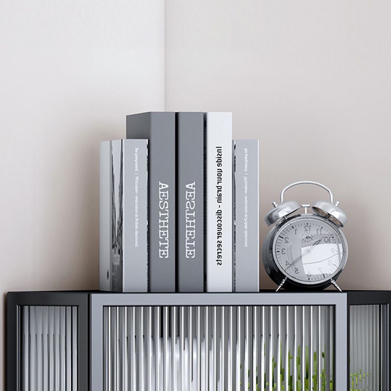 モダンな収納キャビネットガラスドアビュッフェキャビネットダイニングルーム用