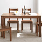 Contemporary Rectangle Dining Table Oak Solid Wood Table with 4 Legs for Kitchen Dinner Dining Room Clearhalo ' dining_table' 'Dining Tables & Seating' 'Dining Tables' 'furn' 'furn_dining_table' 'Furniture' 'furniture_dining_table' 'Kitchen & Dining Furniture' 'kitchen&dining_furn' 'kitchen' 'kitchen_dining_table' 1200x1200_c4d636ea-a91c-466c-bf87-6cfab1ddbe3c