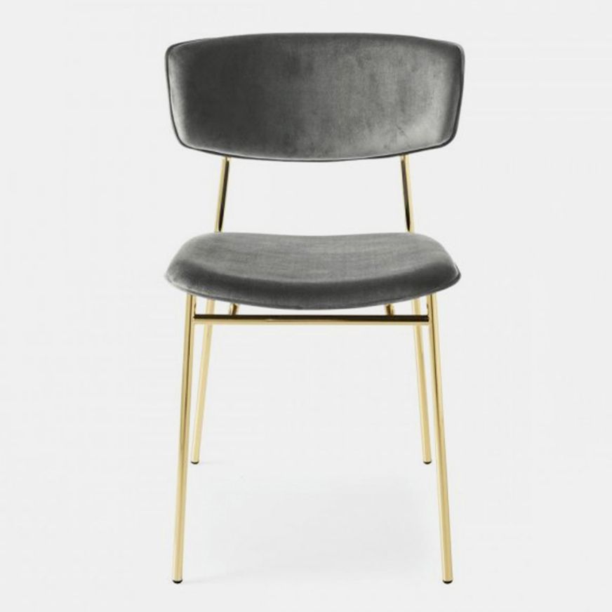 Upholstered Dining Side Chair Glam Style Dining Chair for Indoor Clearhalo 'Dining Chairs' 'Dining Tables & Seating' 'dining_chair' 'furn' 'furn_dining_chair' 'Furniture' 'furniture_dining_chair' 'Kitchen & Dining Furniture' 1200x1200_c4d642fb-fdf8-4fde-afb9-10ddc6a80fb3