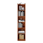 Contemporary Engineered Wood Bookcase, Geometric Bookshelf for Bedroom
