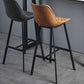 Living Room Leather Counter Chair Bucket Industrial Footrest Counter Bar Stool Clearhalo 'Bar Furniture' 'Bar Stools' 'bar_stools' 'furn' 'furn_bar_stools' 'Furniture' 'Kitchen & Dining Furniture' 1200x1200_c4dada8f-9edf-4f62-9a6a-62d1e4487128
