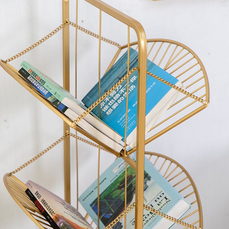 Industrial Geometric Bookcase Metal Book Shelf for Home Office Clearhalo 'Bookcases' 'furn' 'furn_bookcases' 'Furniture' 'furniture_bookcases' 'kitchen' 'kitchen_bookcases' 'Living Room Furniture' 'Office Furniture' 1200x1200_c4e41eb4-c175-4726-9b66-1b1338638bb7