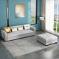 Storage Sectional Sofa Set Square Arm Silver Sectional Sofa with Chaise Clearhalo 'Furniture' 'furniture_sectionals' 'kitchen' 'kitchen_sectionals' 'Living Room Furniture' 'Sectionals' 1200x1200_c4e51cc6-2b2f-4302-bb39-e6e5764c639c