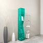 Modern Style Closed Back Bookcase Standard Acrylic Bookshelf with Shelves