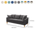 27" Wide Contemporary Sofa Fabric 3 Seater Pillows Cushions Seating Clearhalo 'furn' 'furn_sofas' 'Furniture' 'Living Room Furniture' 'Sofa' 'sofas' 1200x1200_c4e565fc-a09b-4db1-94e1-40a92faa53b0