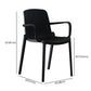 Modern Indoor-Outdoor Dining Arm Chair Multicolor Plastic Dining Arm Chair Clearhalo ' kitchen&dining_furn' 'Dining Chairs' 'Dining Tables & Seating' 'dining_chair' 'furn' 'furn_dining_chair' 'Furniture' 'furniture_dining_chair' 'Kitchen & Dining Furniture' 'kitchen' 1200x1200_c4e6039b-c8de-4216-8961-706aa2e0f01a