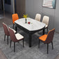 Modern Round Pedestal Dining Table Matte Finish Solid Wood Extendable Dining Table Clearhalo 'Dining Tables & Seating' 'Dining Tables' 'dining_table' 'furn' 'furn_dining_table' 'Furniture' 'furniture_dining_table' 'Kitchen & Dining Furniture' 'kitchen' 'kitchen_dining_table' 1200x1200_c4e770a7-f7cd-4e40-8b35-046391d909eb