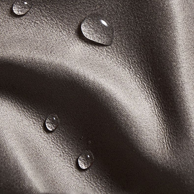 Zeitgenössisches Kunstledersofa geschwungene Kissen zurück in Weiß und Orange