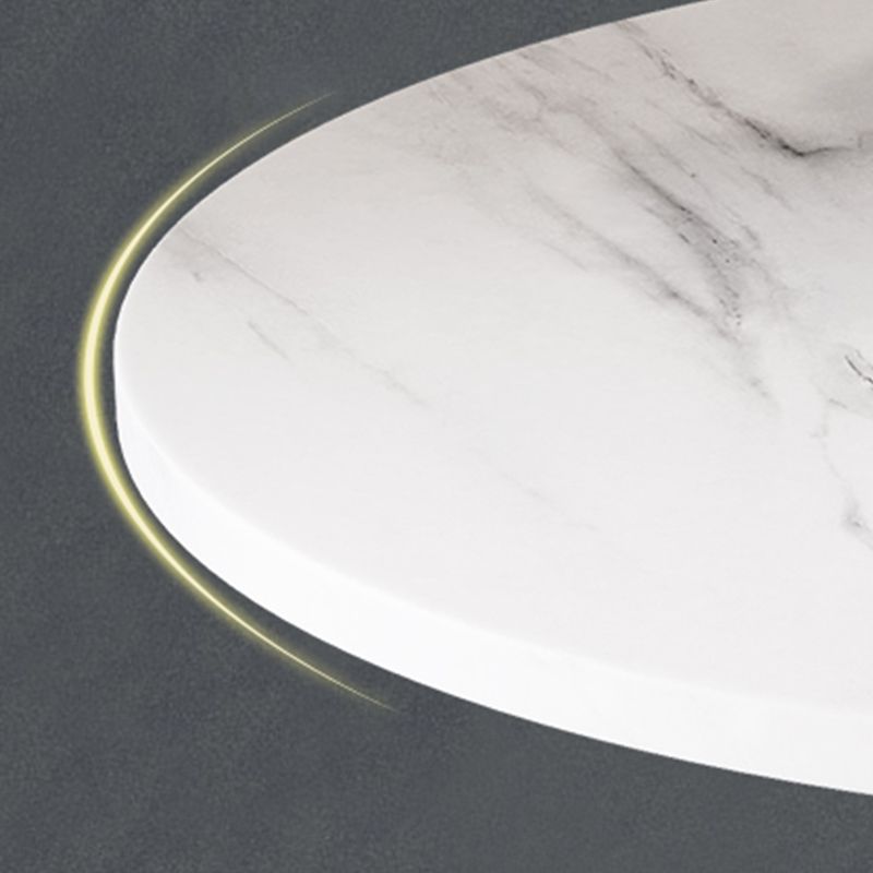 24" L X 24" W Modern Round Side Table with Metal Pedestal Leg Clearhalo 'Coffee & Accent Tables' 'End & Side Tables' 'end_side_table' 'end_side_tables' 'furn' 'furn_end_side_tables' 'Furniture' 'furniture_end_side_table' 'Living Room Furniture' 1200x1200_c4e9409f-6880-4cfc-b9c7-460879ba3587