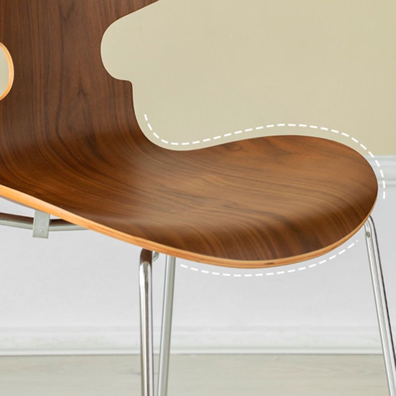 Industrial Style Metal Dining Chair Kitchen Dining Armless Side Chairs Clearhalo ' kitchen&dining_furn' 'Dining Chairs' 'Dining Tables & Seating' 'dining_chair' 'furn' 'furn_dining_chair' 'Furniture' 'furniture_dining_chair' 'Kitchen & Dining Furniture' 'kitchen' 1200x1200_c4ead38e-bfbe-4d89-a1e5-7a67da344c36