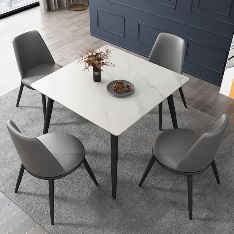 Square Four-Color Dining Table Sintered Stone Table Industrial with 4 Legs Clearhalo ' dining_table' 'Dining Tables & Seating' 'Dining Tables' 'furn' 'furn_dining_table' 'Furniture' 'furniture_dining_table' 'Kitchen & Dining Furniture' 'kitchen&dining_furn' 'kitchen' 'kitchen_dining_table' 1200x1200_c4eae2e3-d6fb-454f-9180-276e1800588d