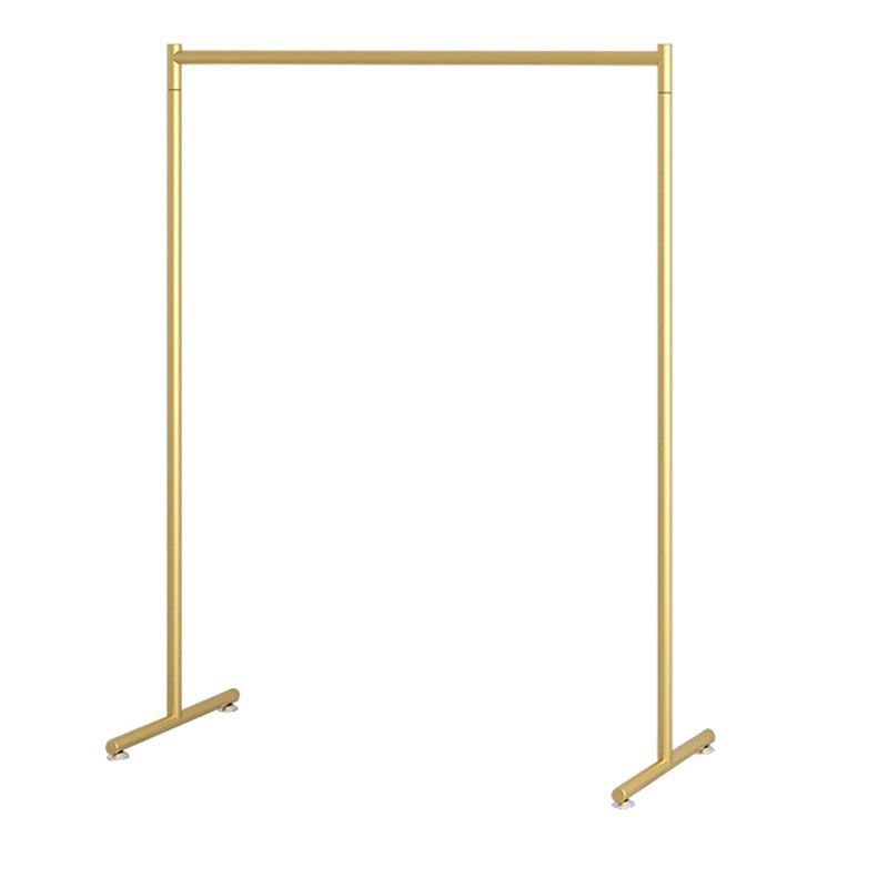 Zeitgenössischer Kleiderregal Hängende Schiene Metallrahmen Eingangsmantelbügel