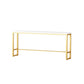Solid Wood Bar Table Gold and Metal Base Bar Table for Kitchen Living Room Clearhalo 'Bar Furniture' 'Bar Tables' 'bar_tables' 'furn' 'furn_bar_tables' 'Furniture' 'Kitchen & Dining Furniture' 1200x1200_c4ee8723-0002-4660-8682-34674a3ed251