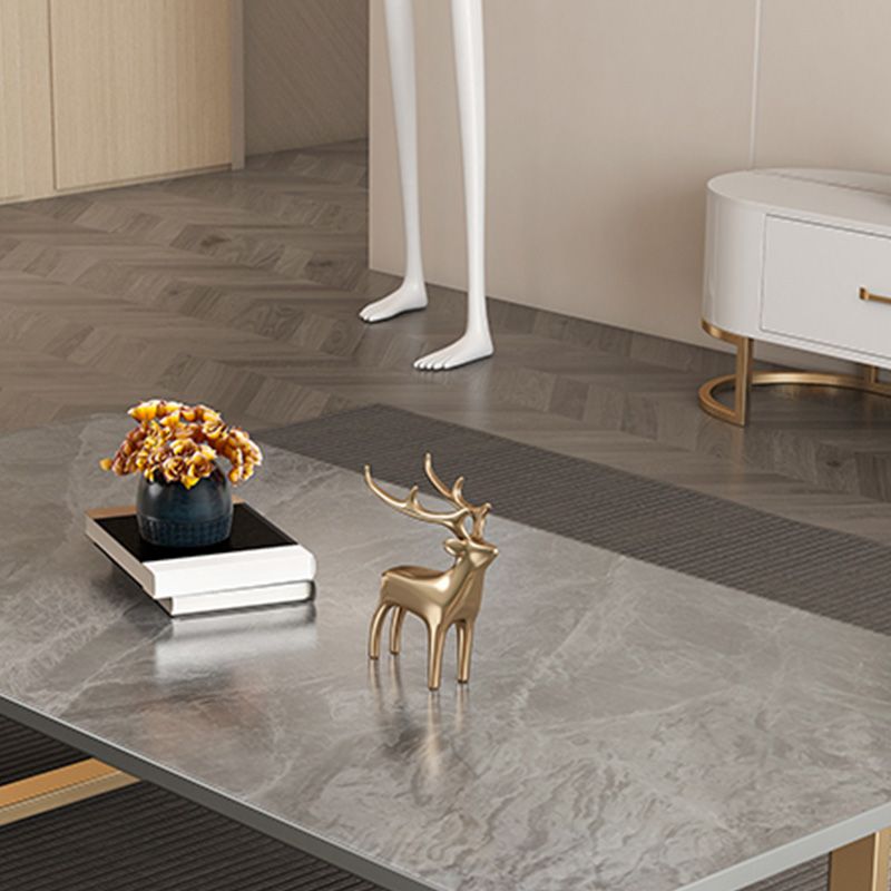Slate Rectangular Coffee Table Trestle Coffee Cocktail Table Clearhalo 'Coffee & Accent Tables' 'Coffee Tables' 'coffee_tables' 'furn' 'furn_coffee_tables' 'Furniture' 'Living Room Furniture' 1200x1200_c4ef0b83-7388-4632-9e0f-ef6d346cfb05