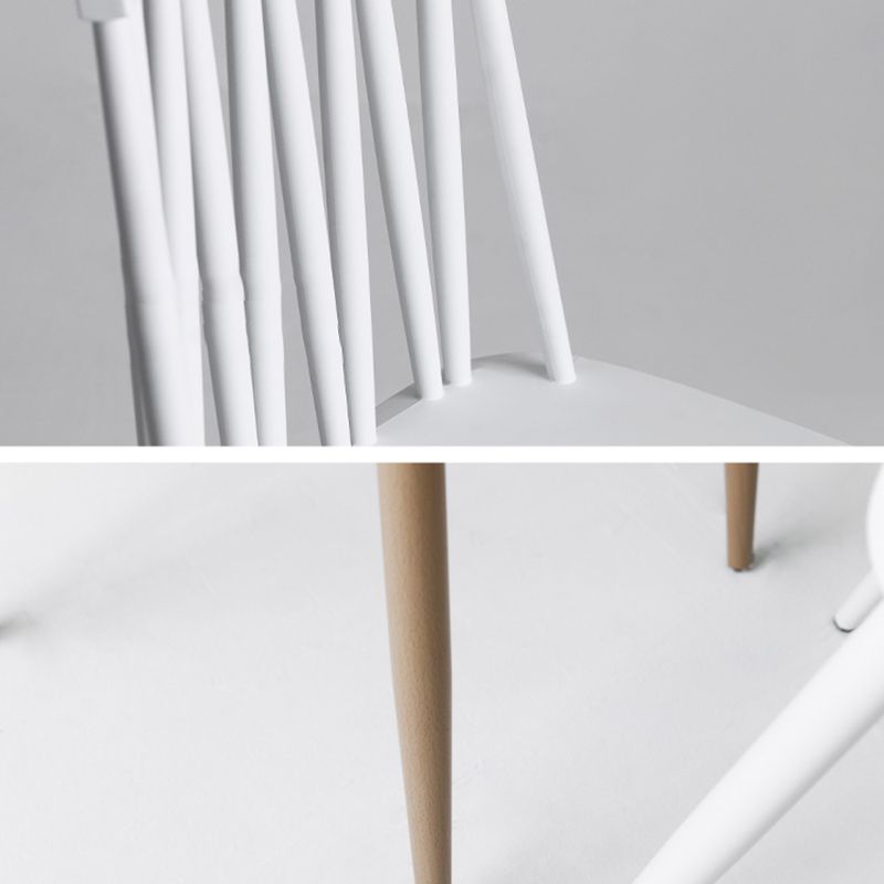 Contemporary Style Plastic Chair Dining Armless Chairs for Kitchen Clearhalo 'Dining Chairs' 'Dining Tables & Seating' 'dining_chair' 'furn' 'furn_dining_chair' 'Furniture' 'furniture_dining_chair' 'Kitchen & Dining Furniture' 1200x1200_c4f0a4df-eb5d-4a8f-bbbd-019d14121628