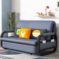 Pillow Included Sofa Futon Cushion Back Round Arms Futon Sleeper Sofa