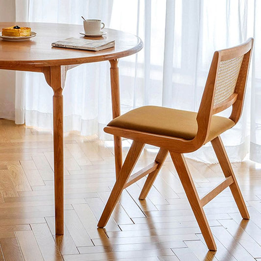 Modern Style Side Chair Open Back Solid Wood Dining Chair for Home Clearhalo 'Dining Chairs' 'Dining Tables & Seating' 'dining_chair' 'furn' 'furn_dining_chair' 'Furniture' 'furniture_dining_chair' 'Kitchen & Dining Furniture' 1200x1200_c4f5afc2-404f-4ffc-a21b-dcc7644355bb